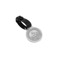 Bag Tag - Silver Medallion