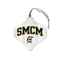 SMCM Wood Bulb Ornament