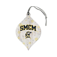 SMCM Snowflake Teardrop Ornament