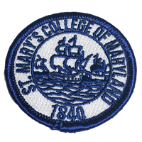 College Seal Iron On Patch