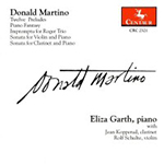 Donald Martino: Piano and Chamber Works
