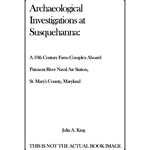 Archaeological Investigations at Susquehanna
