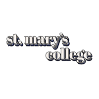 Retro St Mary's College Sticker
