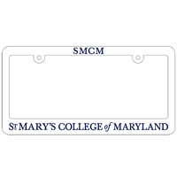 SMCM Plastic License Plate Frame