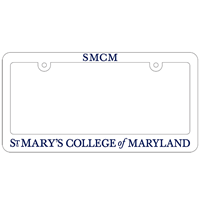 SMCM PLASTIC LICENSE PLATE FRAME