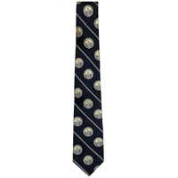 College Seal Silk Printed Neck Tie