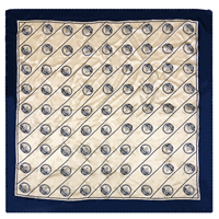 College Seal Silk Scarf