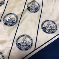 COLLEGE SEAL SILK SCARF