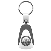 College Seal Teardrop Key Ring