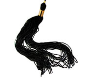 Plain Black Tassel