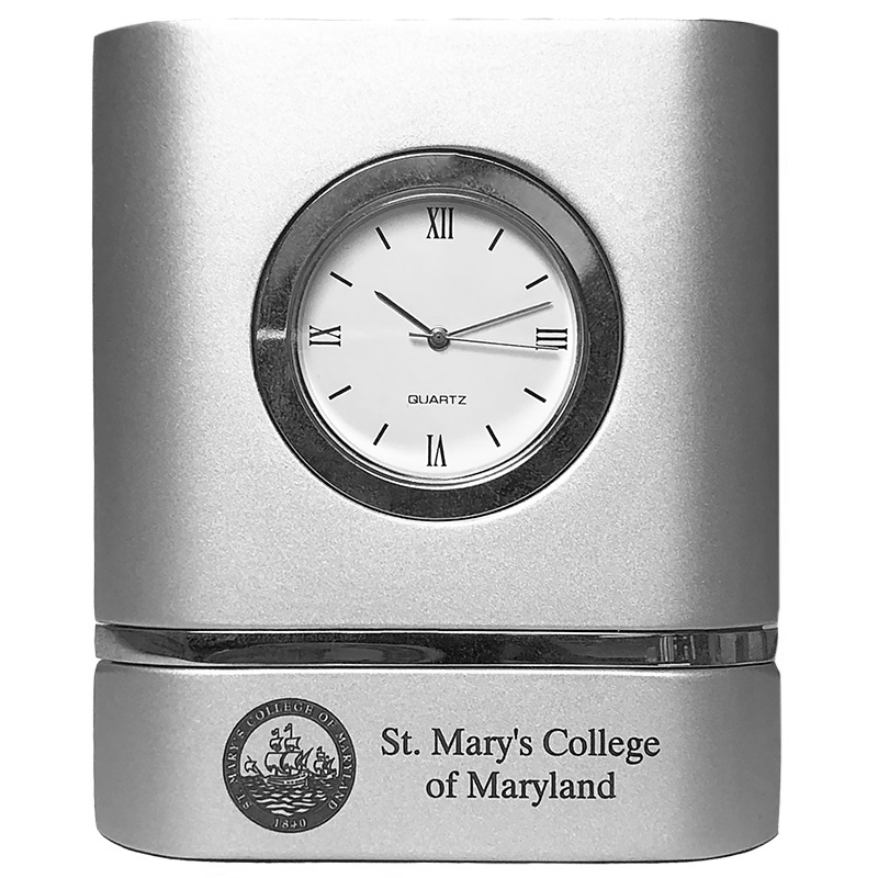 Trillium Desk Clock - College Seal (SKU 1046850038)