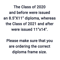 DIPLOMA FRAME WINDSOR FOR 8.5X11 DIPLOMA