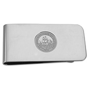 Money Clip - Silver Medallion