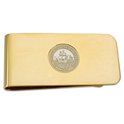 Money Clip - Gold Medallion