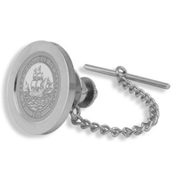 COLLEGE SEAL TIE TAC - SILVER