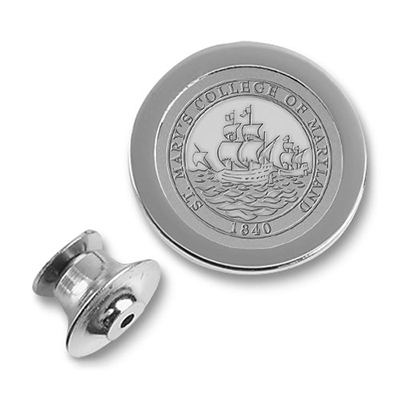 College Seal Lapel Pin - Silver (SKU 1058972418)