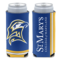 Striped Slim Can Koozie