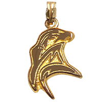 Seahawk Charm - Gold Filled