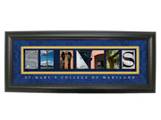 Framed SMCM Letter Art