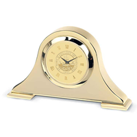 Napoleon Desk Clock - Gold Medallion