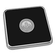 Square Coaster - Silver Medallion