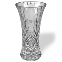 Crystal Pareda Vase - Silver Medallion
