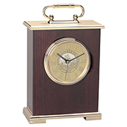 Le Grande Carriage Mantle Clock - Gold Medallion