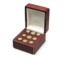 BLAZER BUTTON SET OF 9 - GOLD MEDALLION