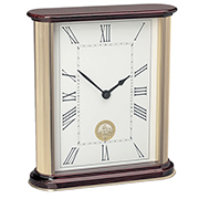 Westminster Chime Mantle Clock - Gold Medallion