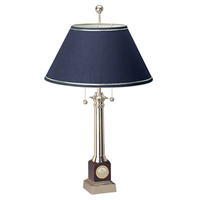 Wooden Alumni Table Lamp - Navy