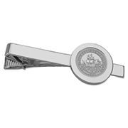 Tie Bar - Silver Medallion