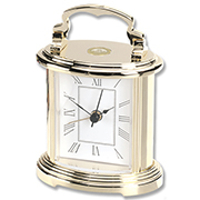 Prestige Desk Alarm Clock - Gold Medallion