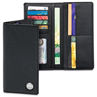 Mens Executive Wallet - Silver Medallion