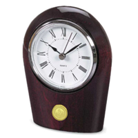 Palm Desk Clock - Gold Medallion