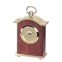 CARRIAGE DESK CLOCK - GOLD MEDALLION