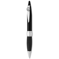 Ambassador Ballpoint Pen - Silver Medallion