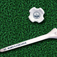 College Seal Golf Tees - 10 Pack
