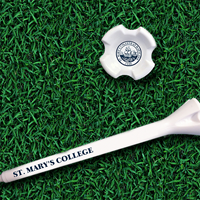 COLLEGE SEAL GOLF TEES - 10 PACK