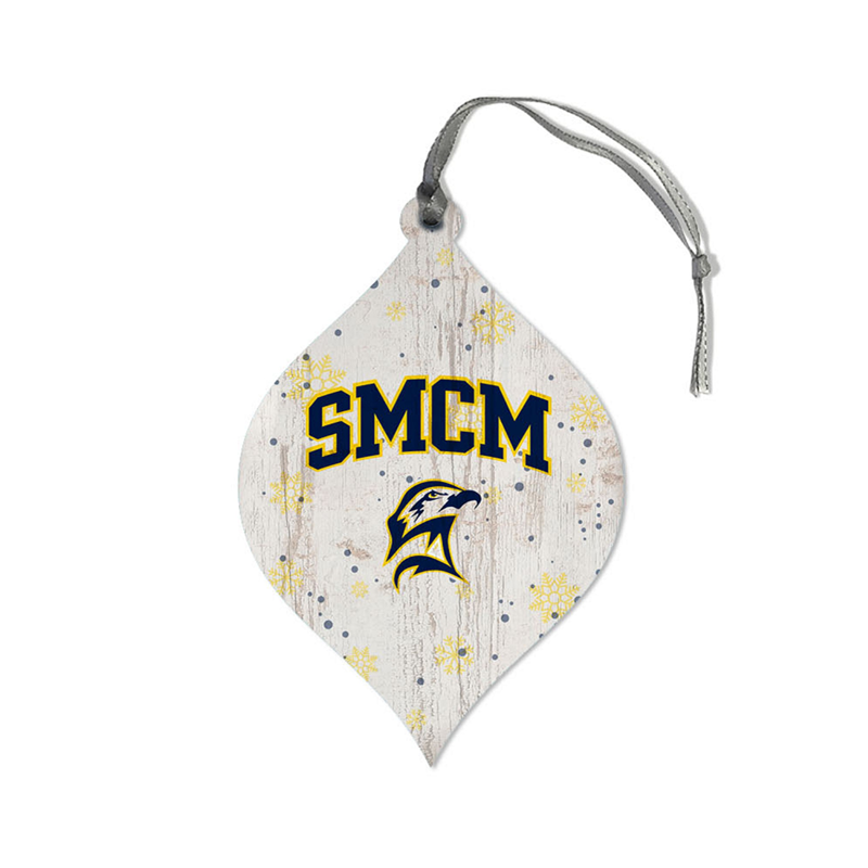 SMCM Snowflake Teardrop Ornament (SKU 1094566712)