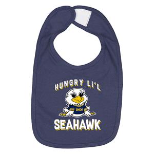 Hungry Li'l Seahawk Bib