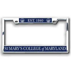 SMCM Metal License Plate Frame