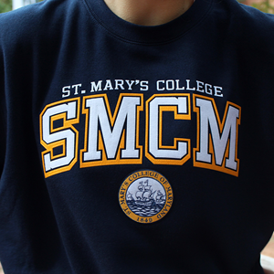 CALVERT COLLEGE SEAL FLEECE CREW