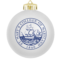 COLLEGE SEAL BULB ORNAMENT