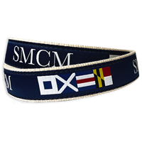 MEN'S NAUTICAL FLAG CANVAS BELT